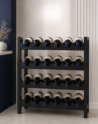 Metalowy stojak na wino Ribera 24, Vavum Furniture
