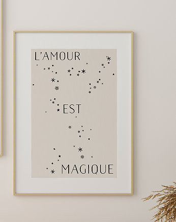 Plakat Magique A3, ZAMIŁOWANIA - Oryginalny prezent