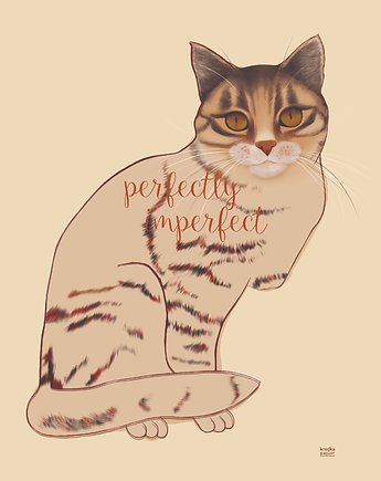 Plakat Perfectly imperfect II, Kredka Papier