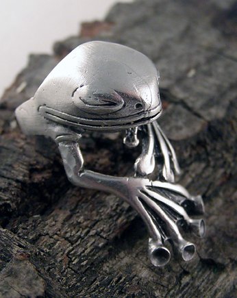 Pierścionek Silver Frog 3, Zegarynki