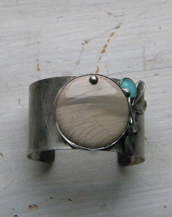 beżowy krajobraz  - BRANSOLETA MANKIET  CUFF, Beata Trotter