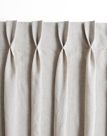 Zasłona na fleksach MEDIUM NATURAL, so linen!