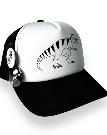 Czapka z daszkiem T-rex, Pom Pom Cap
