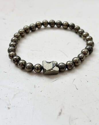 Bransoletka męska Piryt, Chmolowska Jewellery