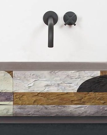 HERMOSAS FORMAS- betonowa umywalka nablatowa, art and texture