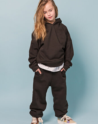 Brown hoodie mom&kids, vavu