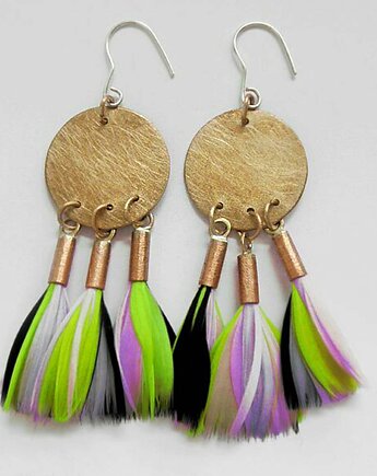 PIÓRKO kolczyki, Katarzyna Kaminska ART