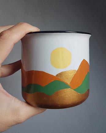 Kubek "jakbyturystyczny" Złota Jesień, Little Bee Craft