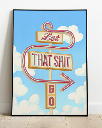Plakat Let that shit go, Ethereal Sheep