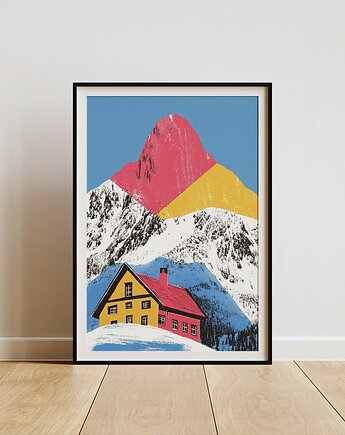 Plakat - Matterhorn Szwajcaria, Harry Monkey