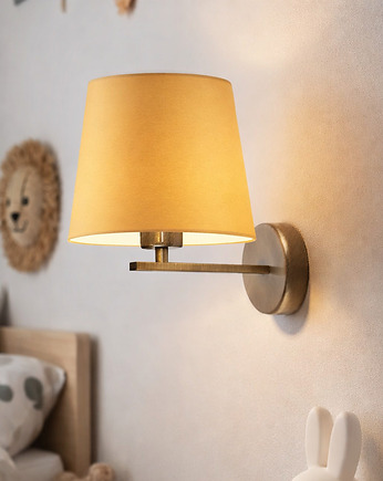 Minimalistyczny kinkiet do pokoju dziecka PUNA KIDS nad łóżko do czytania, LYSNE