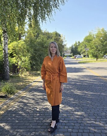 Kimono może być sukienką 100%  len., PinPin