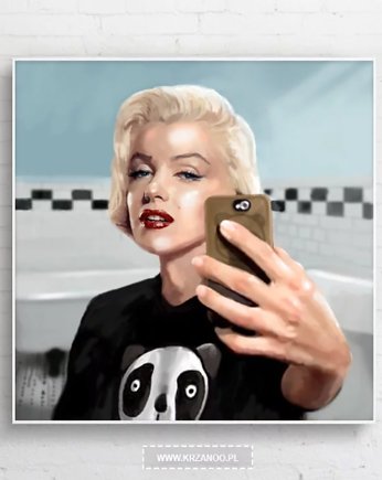 Obraz na płótnie "Monroe Selfie", Krzanoo