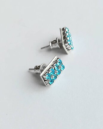 Kolczyki srebrne PROSTOKĄT, Katarzyna Kaminska ART