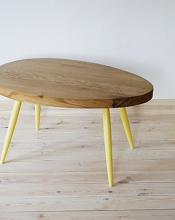 Stolik kawowy Scandinavian Oval Oak, projektdrewno