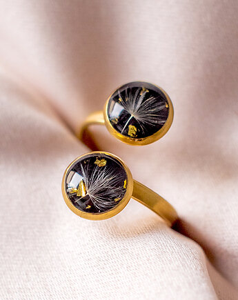 Pierścionek z  rzęsek dmuchawca, nature gift