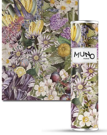 Puzzle 3000 "Purple Garden" by Julia Błaszczyk w tubie, MUNO puzzle