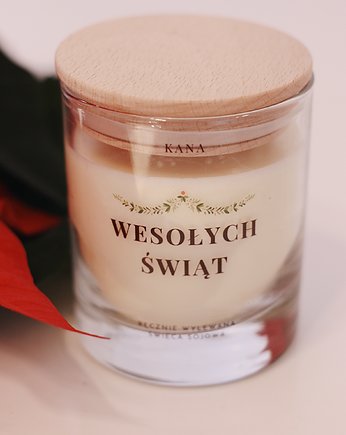 Świeca sojowa Wesołych Świąt, KaNa Eco