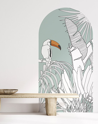Naklejka Ścienna Tukan. Tulum  Wind., Patternosophy