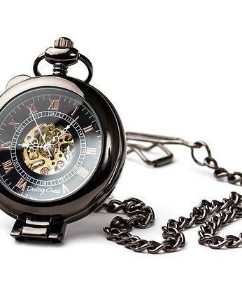 Elegancja Czerni I - Drobiny Czasu - zegarek mechaniczny