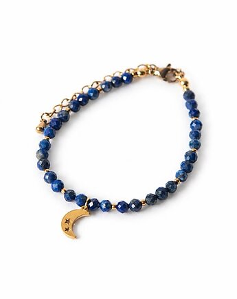 STARRY MOON bransoletka z kamieni - lapis lazuli, Greenmoon Handmade