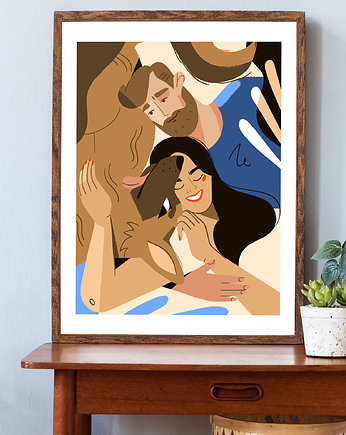 Plakat Family, Magdalena Kozlicka