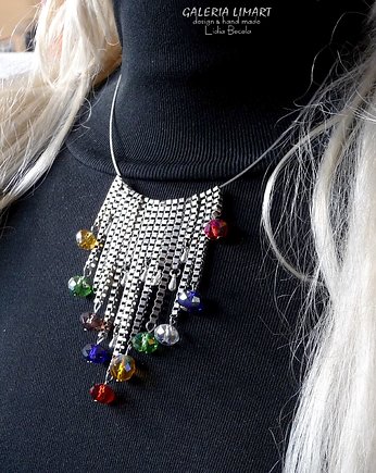 Na kolorowo. Oryginalna kaskada w modnym stylu BOHO ciekawy prezent handmade, Galeria Limart