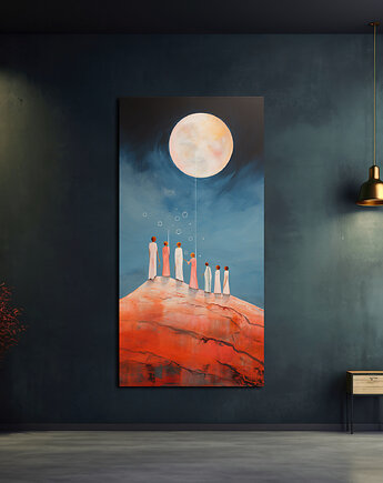 Kobiety Diuny - Obraz na płótnie - Druk, Rama - Impresjonizm, Loft #22, Black Sapphire Art