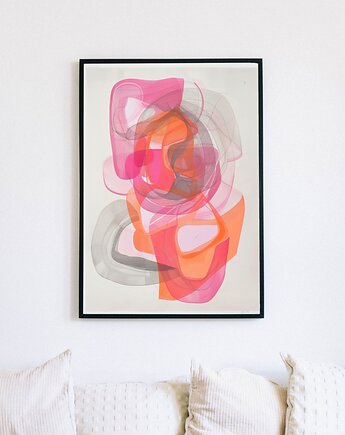 Plakat - Watercolor shapes 2, Harry Monkey