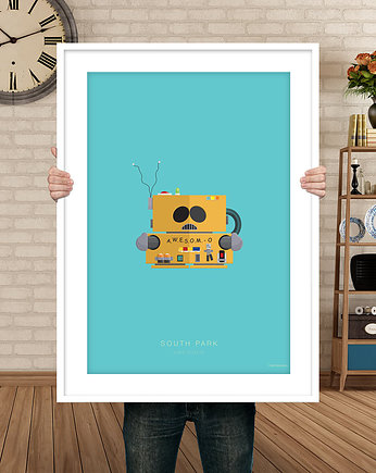 South Park - AWESOM-O - plakat 50x70 cm, minimalmill