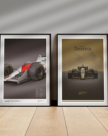 Zestaw 2 plakatów -  Ayrton Senna, OKAZJE - Prezenty pod Choinkę