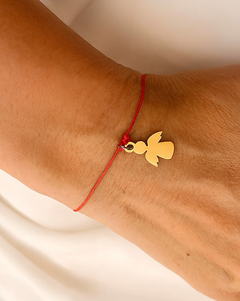 Bransoletka szczęścia z aniołkiem, lulukalina