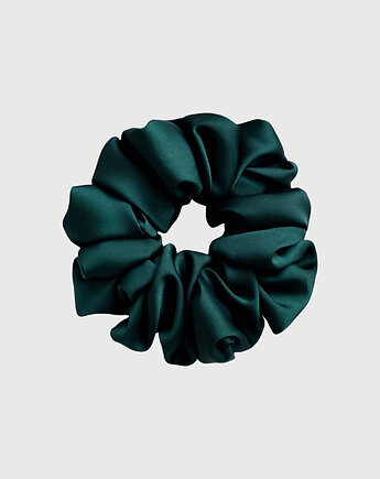 Gumka do włosów zielona Scrunchie Medium Elegant Green, Vintiss