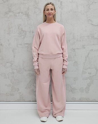 Kai komfortowy komplet z lamówką powder pink, Ablush