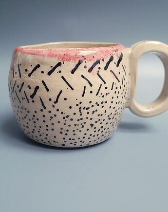 Kubek w kropki 150 ml, White Cup