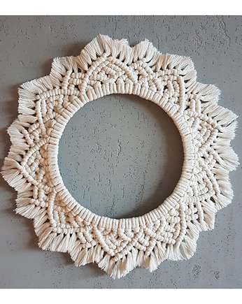 Makrama Mandala Ecru, Little Bee Craft