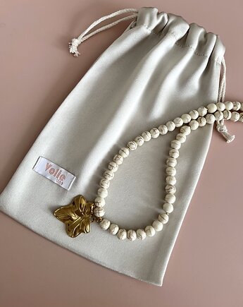 Naszyjnik Golden Leaf z zawieszką w kształcie listka, Volie Line