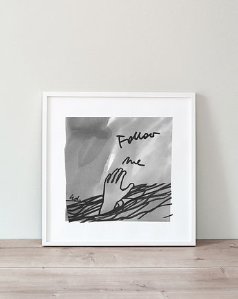 Plakat Follow me, Edyta Draus