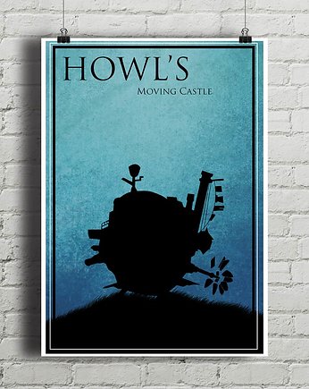 Plakat Howl's Moving Castle, minimalmill