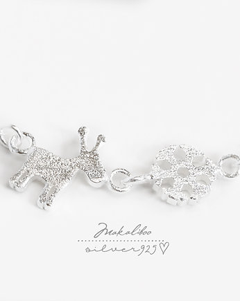 Świąteczny naszyjnik -MAKALIBOO COLLECTION, Ewa Saj  Silver