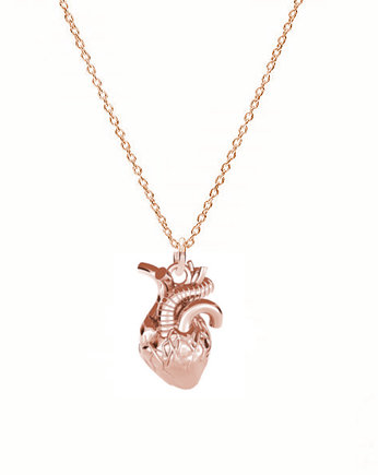 Naszyjnik ANATOMICZNE SERCE- różowe złoto, ISSI Jewelry