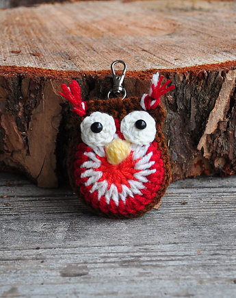 Szydełkowa sówka, brelok, mamuta