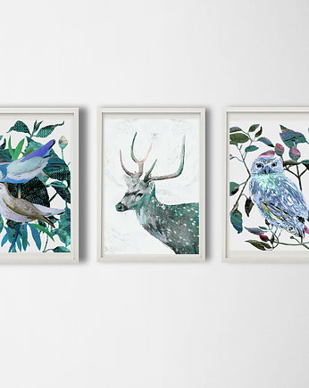 3 ilustracje 50x70 cm, Anita Tomala