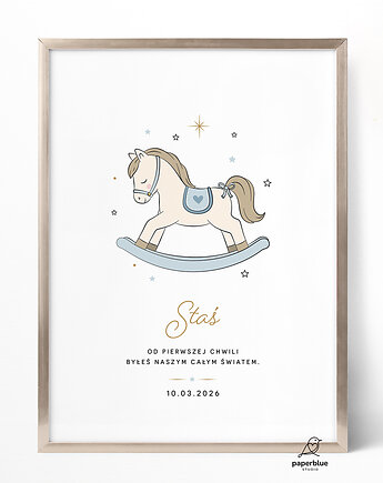 Plakat personalizowany Baby - 002, Paperblue Studio