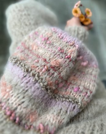 Kardigan Delicate Flower (wersja krótka 50 cm), Oh! Sweater