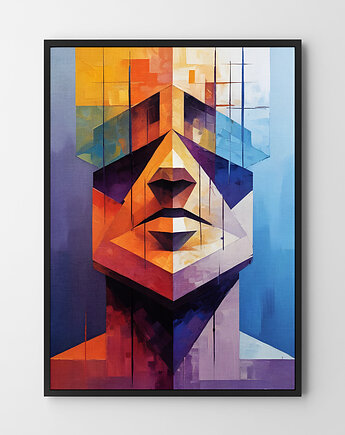 Plakat Totem abstrakcja, OKAZJE - Prezent na Parapetówkę