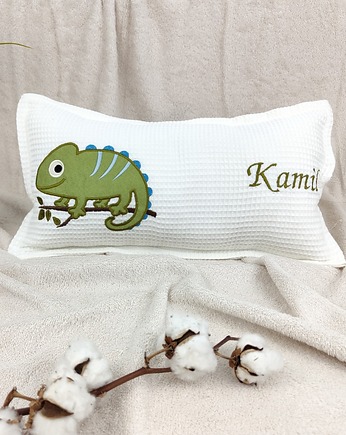 Personalizowany prezent dla dziecka - imienna poduszka z kameleonem, Enitka Sweet Baby Room