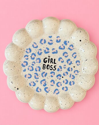 Ceramiczna podkładka w panterkę Girl Boss, Twarda Sztuka