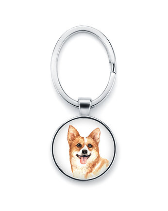 Brelok z grafiką WESLH CORGI rasowy pies, laluv
