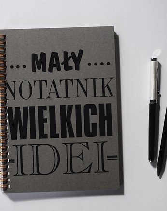 Mały notatnik wielkich idei, notatnik, Sowia Aleja